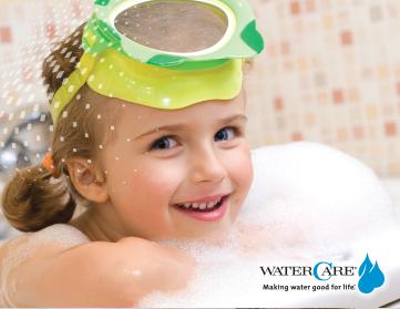 girl in city water bath