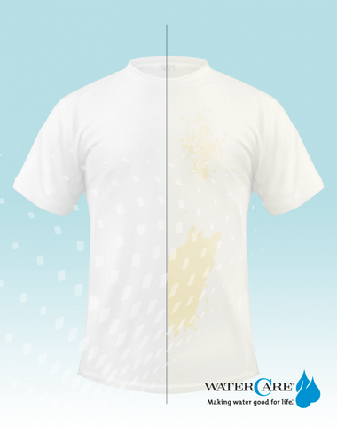 Shirt Washed in Hard Water Vs Soft Water